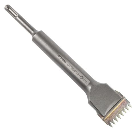 Armeg SDS Plus Shank Straight Scutch Comb Chisel 40mm x  